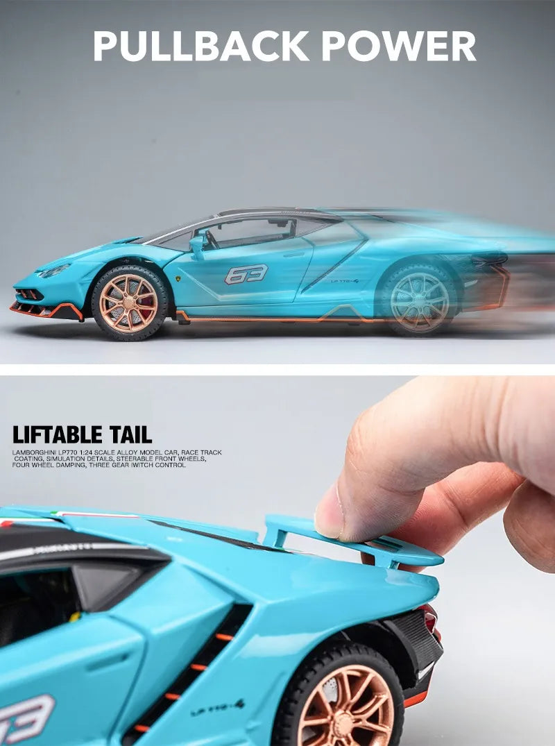 1:24 Lamborghini 2017 Centenario LP770-4 Die Cast Model Car
