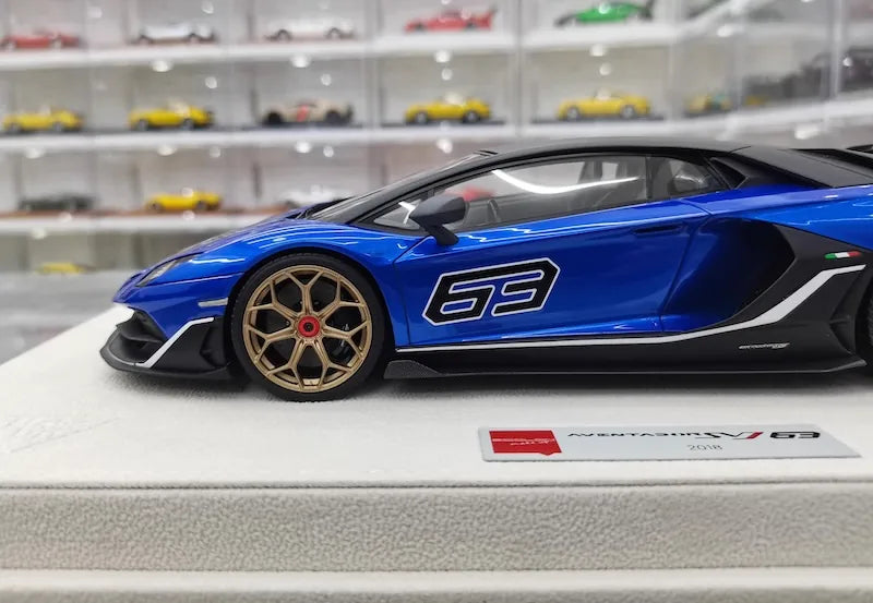 1:18 Lamborghini 2018 Aventador SVJ 63 Die Cast Model Car