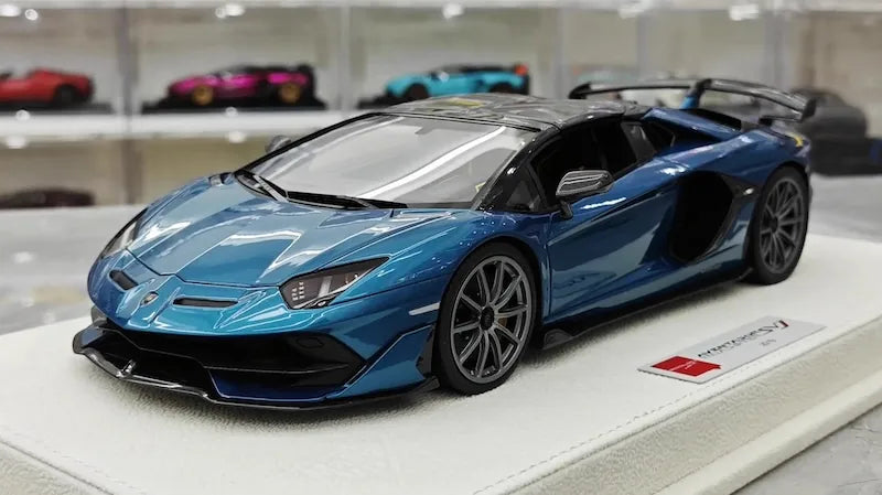 1:18 Lamborghini 2019 Aventador SVJ Roadster Die Cast Model Car