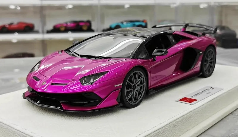 1:18 Lamborghini 2019 Aventador SVJ Roadster Die Cast Model Car