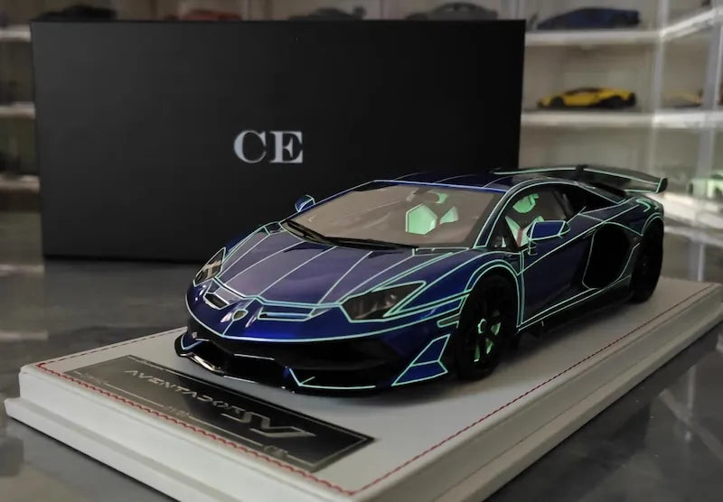 1:18 Lamborghini 2020 Aventador SVJ Die Cast Model Car