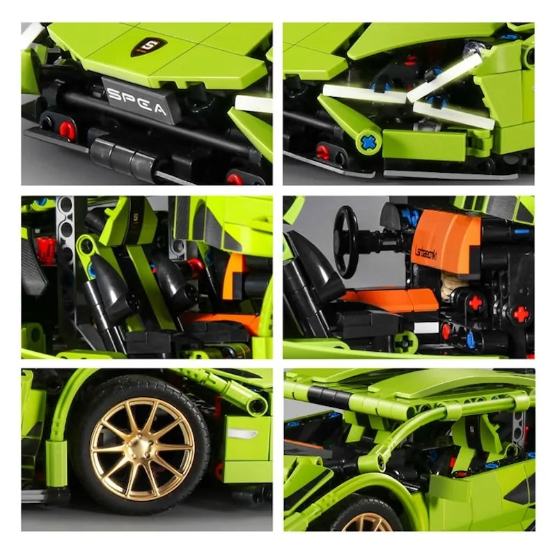 1:14 Building Blocks Lamborghini 2020 Sián FKP 37 Building Blocks