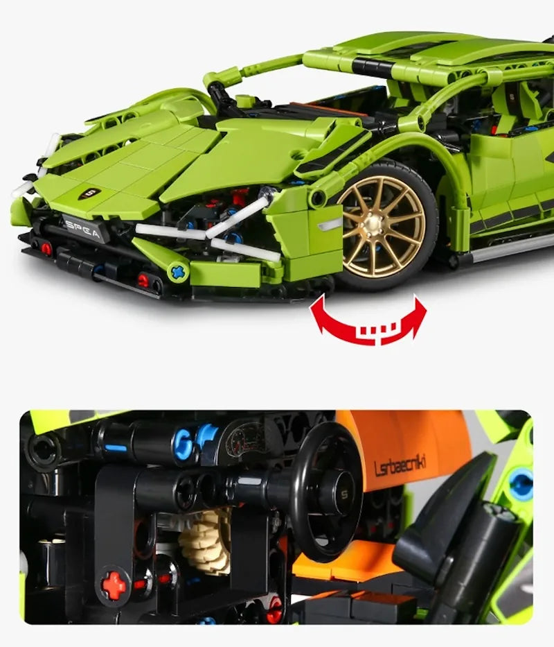 1:14 Building Blocks Lamborghini 2020 Sián FKP 37 Building Blocks