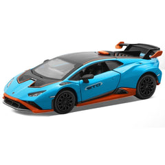 1:32 Lamborghini 2023 Huracan STO Blue Die Cast Model Car