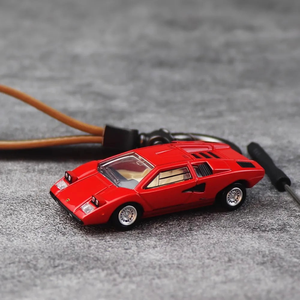 Lamborghini Countach Keychains 1:64 coche en miniatura Keychain