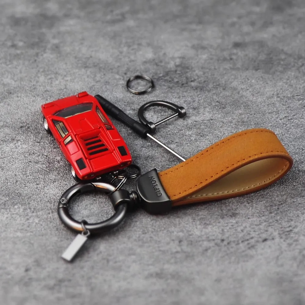 Lamborghini Countach Keychains 1:64 Model Car Keychain