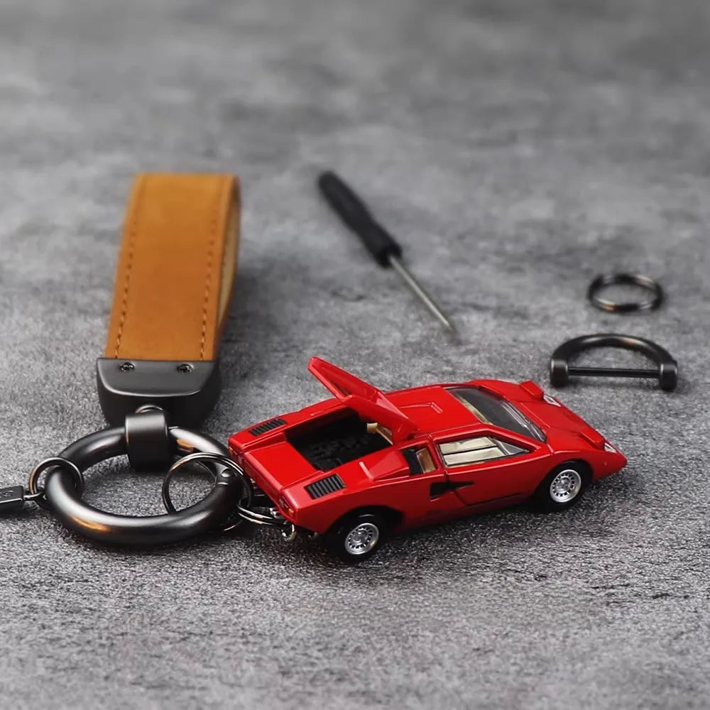 Lamborghini Countach Keychains 1:64 coche en miniatura Keychain
