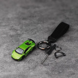 Lamborghini Huracan groen Keychain 1:64 modelauto Keychain