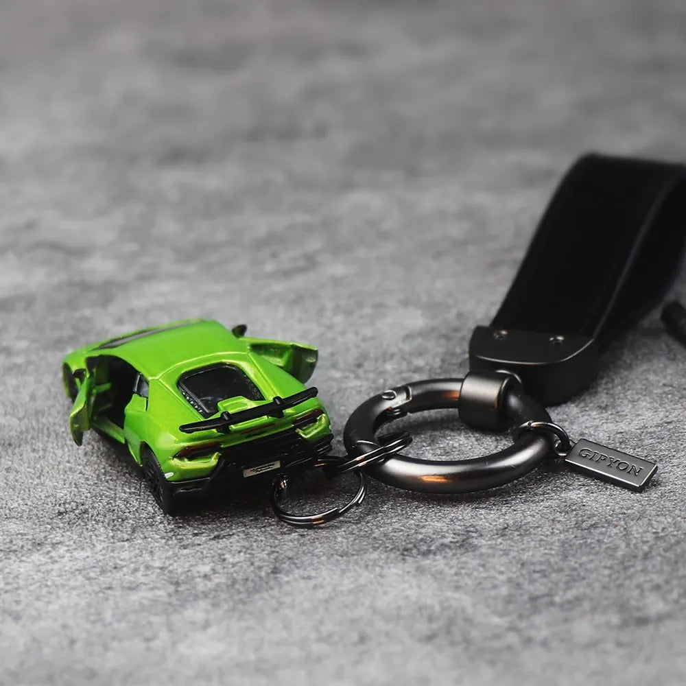 Lamborghini Huracan vihreä Keychain 1:64 pienoismalli Keychain