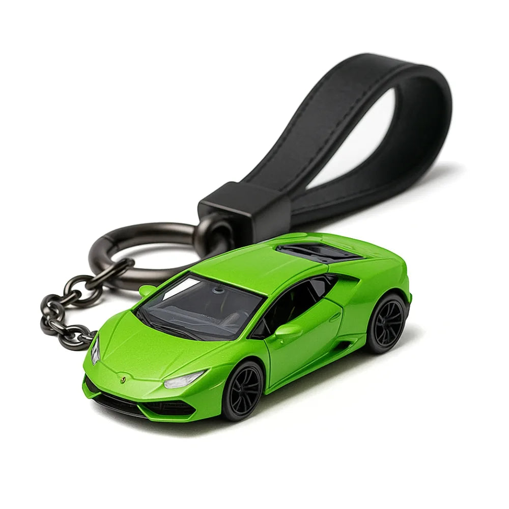 Lamborghini Huracan vihreä Keychain 1:64 pienoismalli Keychain