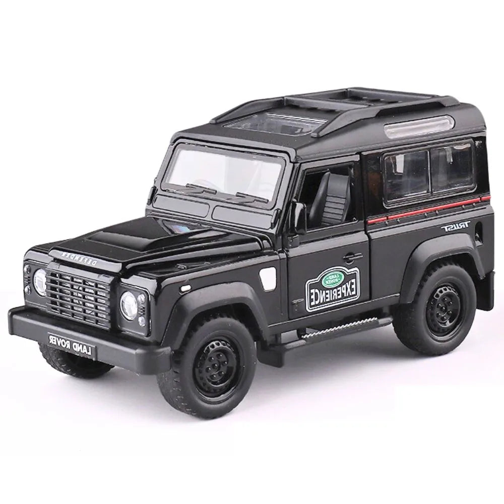 1:32 Land Rover 2009 Defender Fire Die Cast Model Car