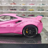[Liberty Walk] 1:18 Ferrari 2018 488 LBWK Pink Model Car Resin