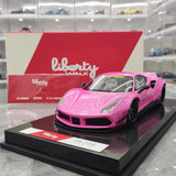[Liberty Walk] 1:18 Ferrari 2018 488 LBWK Pink Model Car Resin