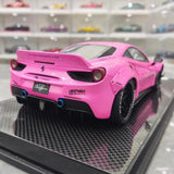 [Liberty Walk] 1:18 Ferrari 2018 488 LBWK Pink Model Car Resin