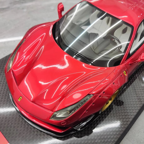 [Liberty Walk] 1:18 Ferrari 2018 488 LBWK Red Model Car Resin