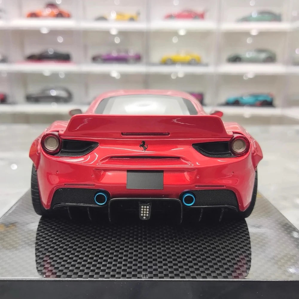 [Liberty Walk] 1:18 Ferrari 2018 488 LBWK Red Model Car Resin