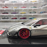 [Liberty Walk] 1:18 Ferrari 2018 488 LBWK Silver Model Car Resin
