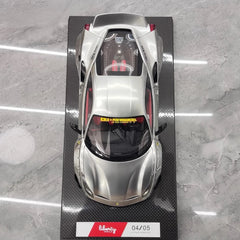 [Liberty Walk] 1:18 Ferrari 2018 488 LBWK Silver Model Car Resin