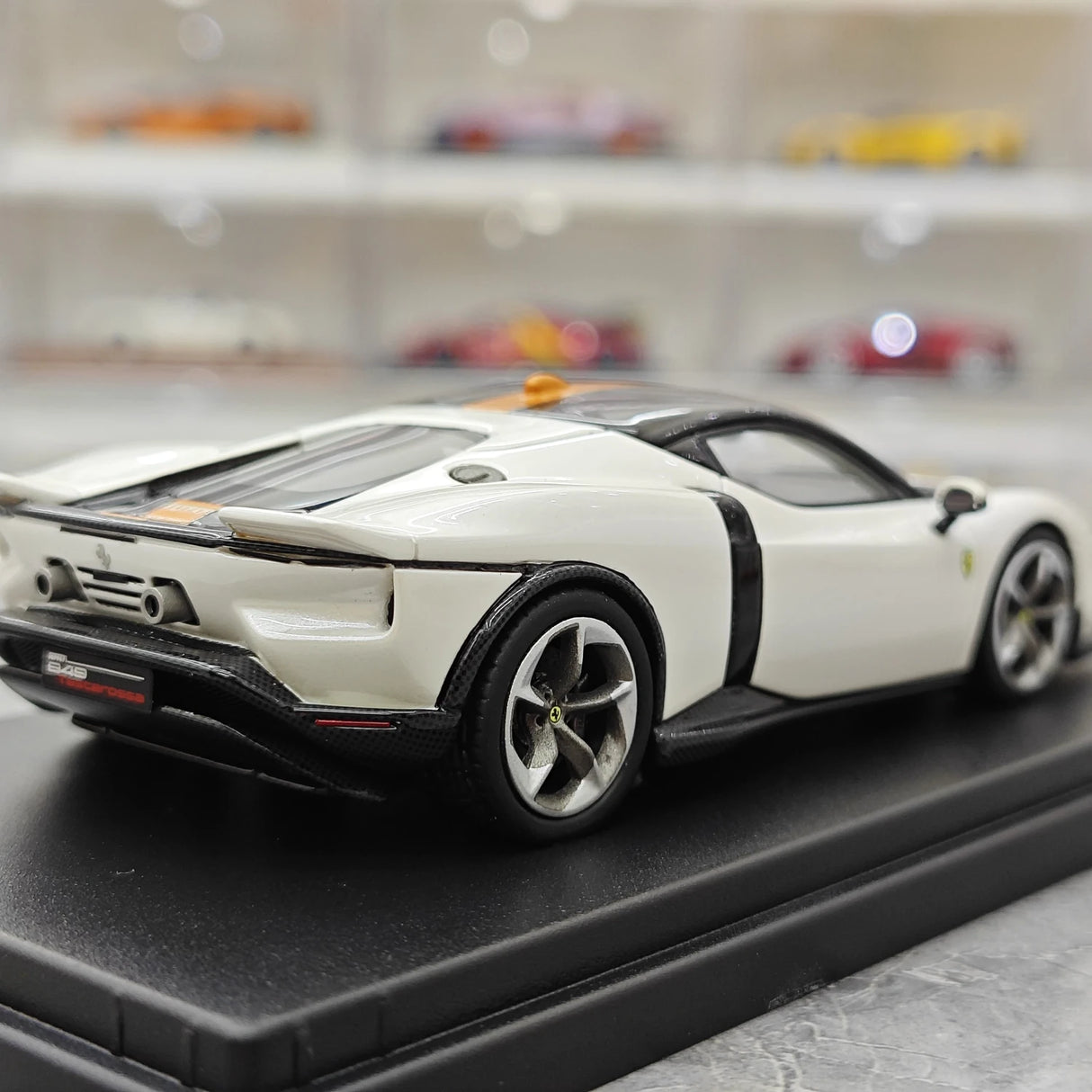 쿠페 비앙코 이탈리아 1:43 룩 스마트Ferrari 2025 849 Testarossa – 수집용 레진 모델 레진