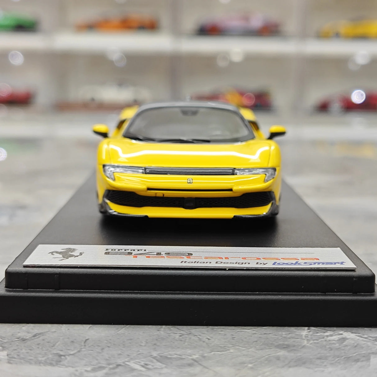Look Smart Ferrari 2025 849 Testarossa Coupe Giallo Modena 1:43 – Resina Modelo de Resina de Coleção