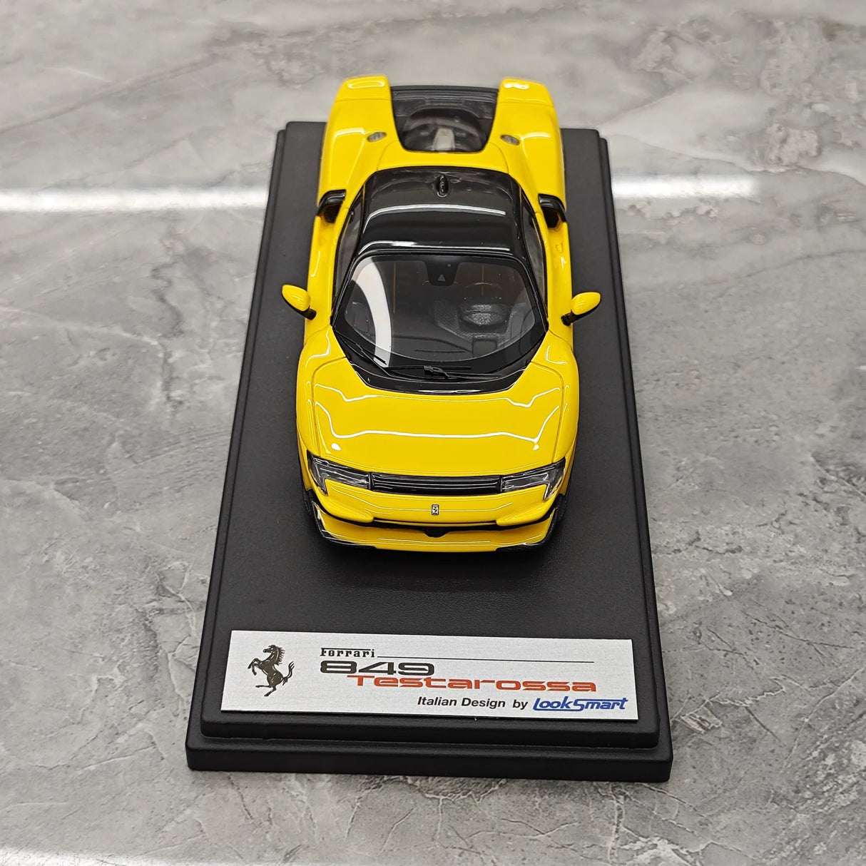 Look Smart Ferrari 2025 849 Testarossa Coupe Giallo Modena 1:43 – Resina Modelo de Resina de Coleção