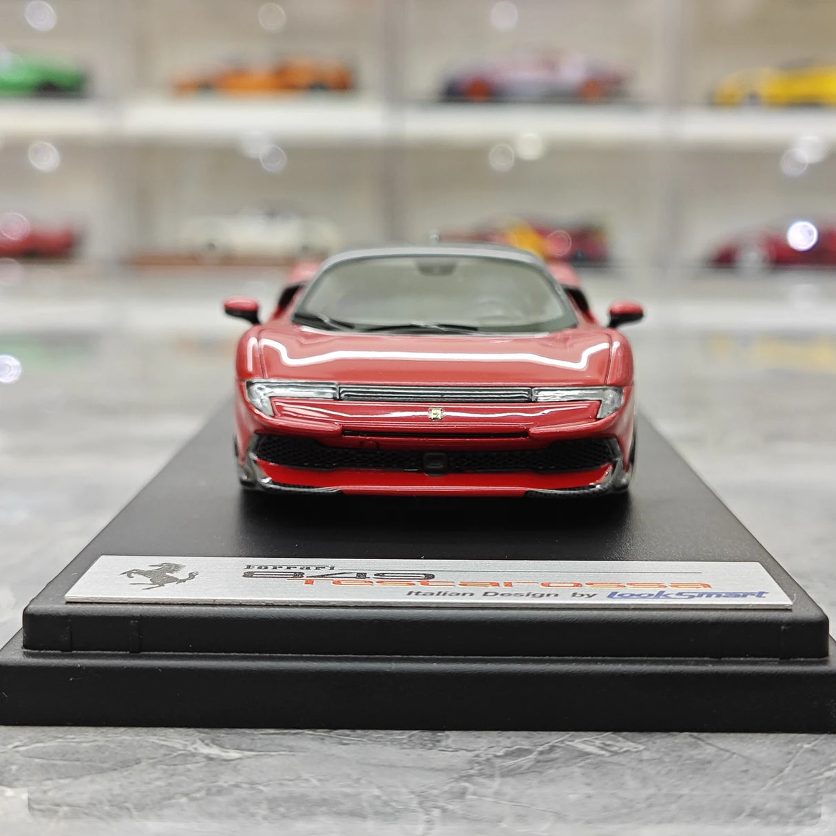 Look Smart Ferrari 2025 849 Testarossa Coupe Rosso Corsa 1:43 – Resina Modelo de Resina de Coleção
