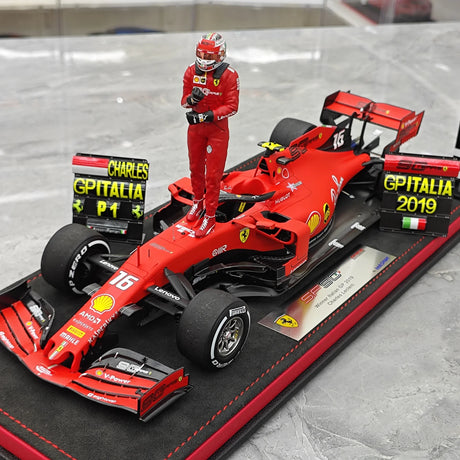 1:18 Ferrari 2019 SF90 #16 italienischer GP Monza Charles Leclerc F1 Resin-Modell von Look Smart – Ansicht 4