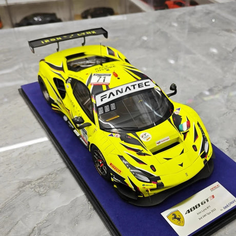 [Look Smart] 1:18 Ferrari 2022 488 GT3 Evo Iron Dames #71 Model Car Resin / Closed Body