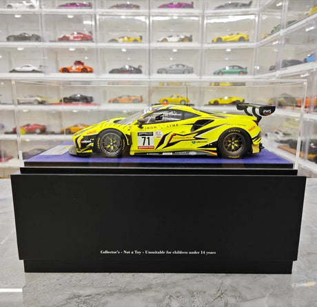 [Look Smart] 1:18 Ferrari 2022 488 GT3 Evo Iron Dames #71 Model Car Resin / Closed Body