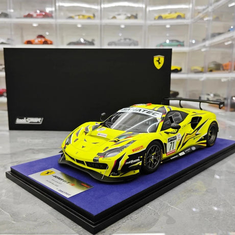 [Look Smart] 1:18 Ferrari 2022 488 GT3 Evo Iron Dames #71 Model Car Resin / Closed Body