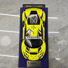 [Look Smart] 1:18 Ferrari 2022 488 GT3 Evo Iron Dames #71 Model Car Resin / Closed Body