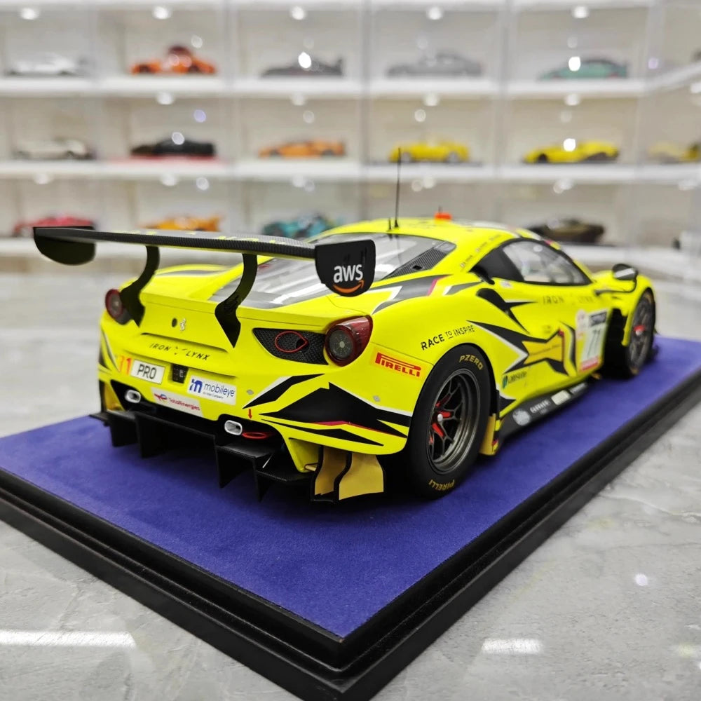 [Look Smart] 1:18 Ferrari 2022 488 GT3 Evo Iron Dames #71 Model Car Resin / Closed Body