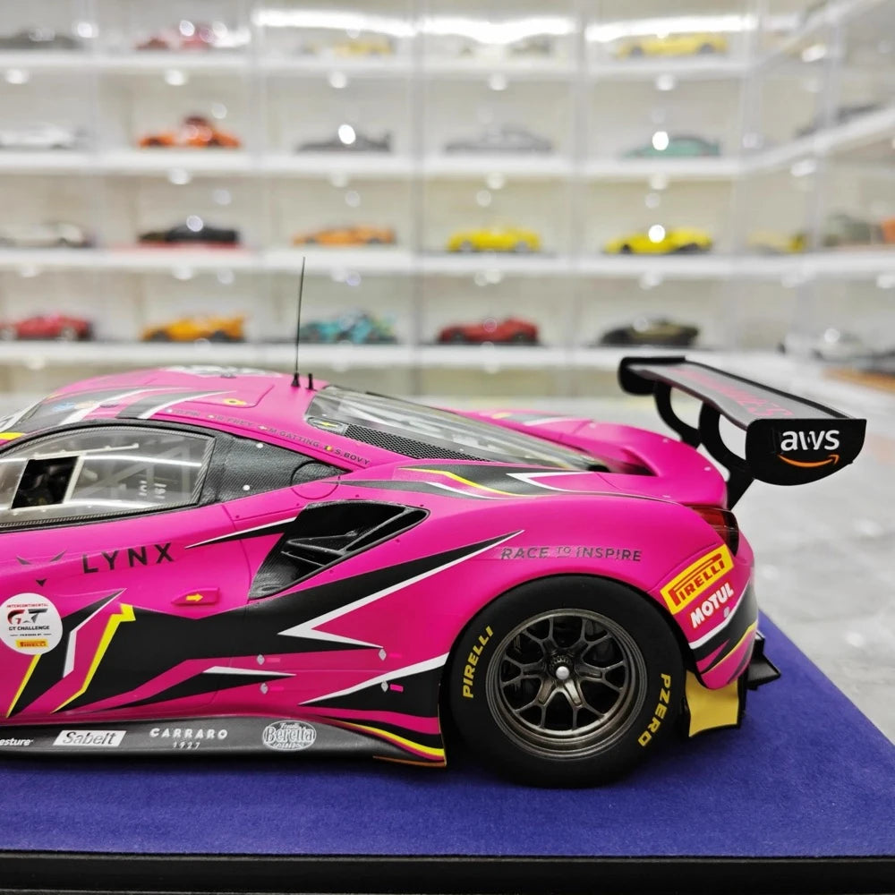 [Look Smart] 1:18 Ferrari 2022 488 GT3 Evo Iron Dames #83 Model Car Resin / Closed Body