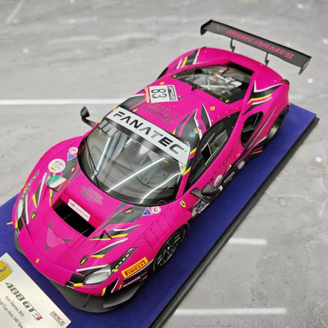 [Look Smart] 1:18 Ferrari 2022 488 GT3 Evo Iron Dames #83 Model Car Resin / Closed Body