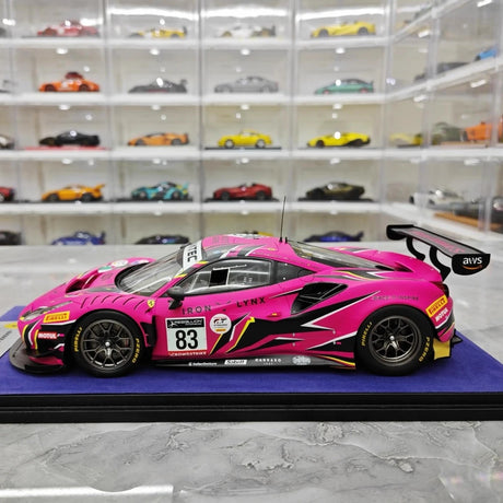 [Look Smart] 1:18 Ferrari 2022 488 GT3 Evo Iron Dames #83 Model Car Resin / Closed Body