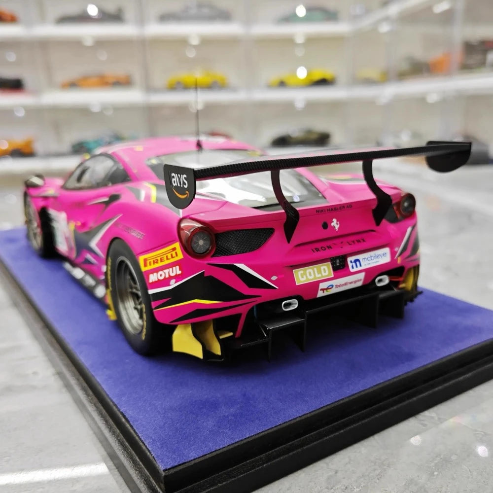 [Look Smart] 1:18 Ferrari 2022 488 GT3 Evo Iron Dames #83 Model Car Resin / Closed Body