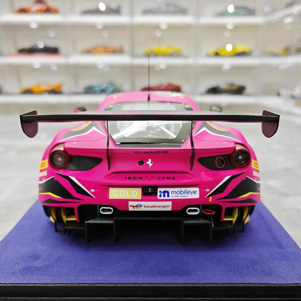 [Look Smart] 1:18 Ferrari 2022 488 GT3 Evo Iron Dames #83 Model Car Resin / Closed Body
