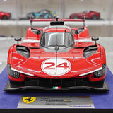 [Look Smart] 1:18 Ferrari 2023 499P Le Mans Hypercar No.24 Model Car Resin