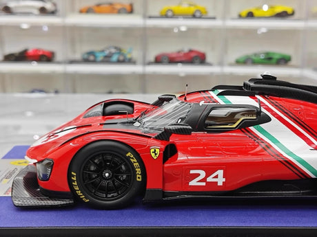 [Look Smart] 1:18 Ferrari 2023 499P Le Mans Hypercar No.24 Model Car Resin