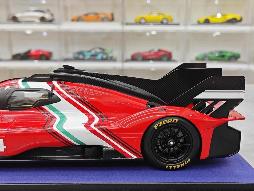 [Look Smart] 1:18 Ferrari 2023 499P Le Mans Hypercar No.24 Model Car Resin