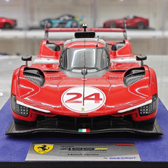[Look Smart] 1:18 Ferrari 2023 499P Le Mans Hypercar No.24 Model Car Resin