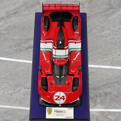 [Look Smart] 1:18 Ferrari 2023 499P Le Mans Hypercar No.24 Model Car Resin