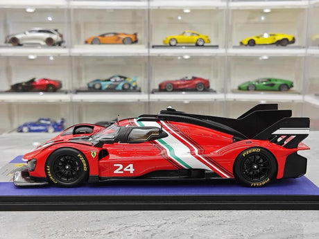 [Look Smart] 1:18 Ferrari 2023 499P Le Mans Hypercar No.24 Model Car Resin
