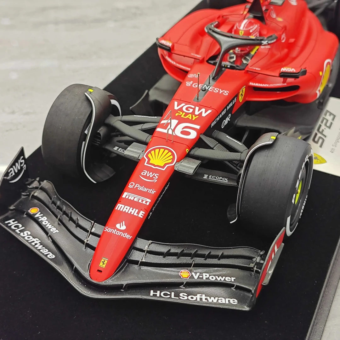 1:18 Ferrari 2023 SF-23 #16 Singapore GP Charles Leclerc F1 Resin-Modell von Look Smart – Ansicht 11