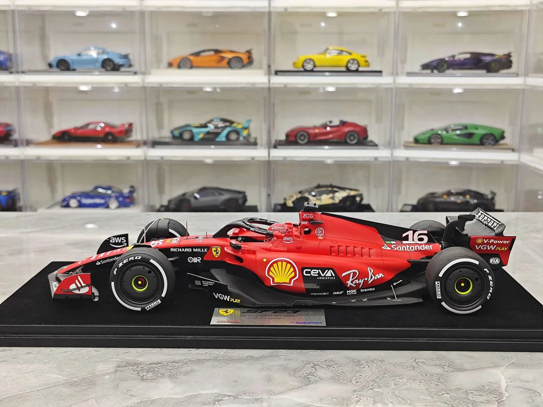 1:18 Ferrari 2023 SF-23 #16 Singapore GP Charles Leclerc F1 Resin-Modell von Look Smart – Ansicht 5