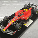 1:18 Ferrari 2023 SF-23 #55 이탈리아 GP 몬자 카를로스 사인즈 F1 룩 스마트 수지 모델 자동차 - 뷰 4