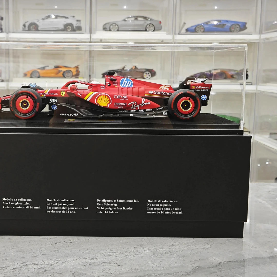 1:18 Ferrari 2024 SF-24 #16 GP Charles Lecle F1 rc Look Smart의 레진 모델 자동차 - 뷰 14