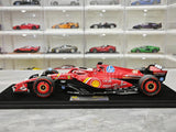 1:18 Ferrari 2024 SF-24 #16 Mexico City GP Charles Leclerc F1 Look Smart 제작 레진 모델 자동차 - 뷰 5