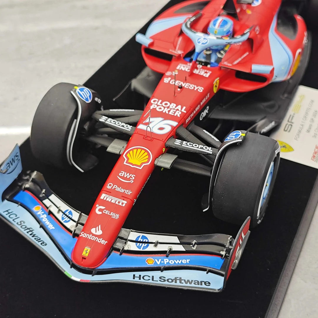 1:18 Ferrari 2024 SF-24 #16 Miami GP Charles Leclerc F1 Resin-Modell von Look Smart – Ansicht 11