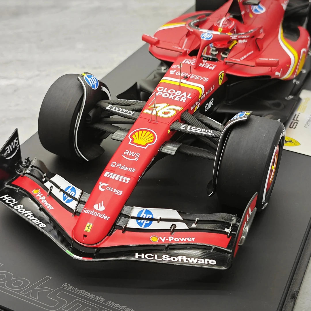 1:18 Ferrari 2024 SF-24 #16 미국 GP 오스틴 찰스 르클레르 F1 룩 스마트 수지 모형 자동차 - 뷰 11